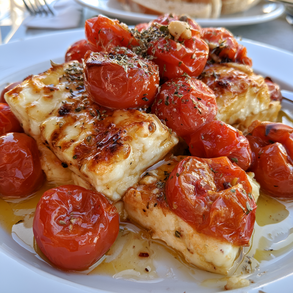 Feta au Four Tomates Cerises Miel