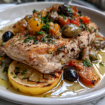 Poisson au Four, Citron et Olives
